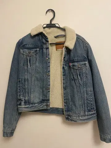 Levi's 보아 옷깃 데님 자켓