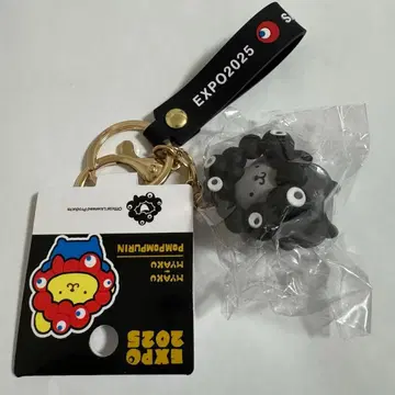 오사카 만박 회장 한정판 블랙 미야쿠미야쿠 코스프레 키링 폼폼푸딩 산리오