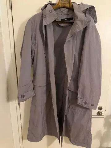 UNIQLO +J 오버 사이즈 후디드 롱 코트