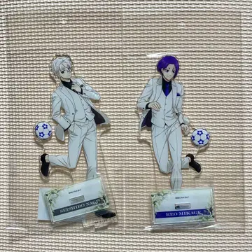 블루 록 아크릴 스탠드 아크스타 AGF 수트 모델 나기 레이오