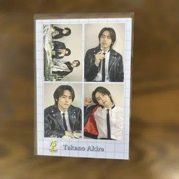 15th Dream5 Limited Event 타카노 아키라 사진 스티커