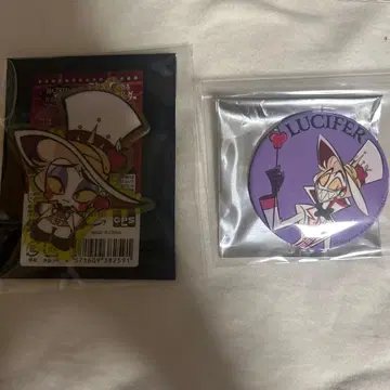 해즈빈 호텔 루시퍼 아크릴 스탠드 & 캔뱃지