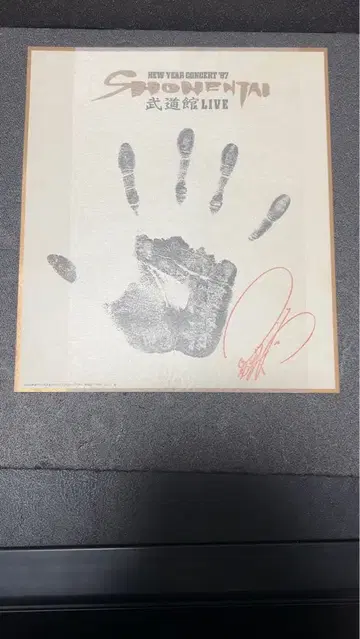 소년대 무도관 라이브 기념 손 모양 & 사인