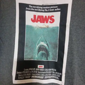 JAWS 영화 T셔츠 그레이 L사이즈