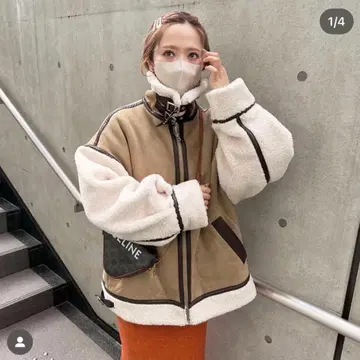 kae bonny 플라이트 보아 자켓 택 포함 미사용 새상품