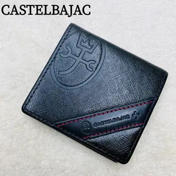 CASTELBAJAC 까스텔바작 코인 케이스 블랙 가죽