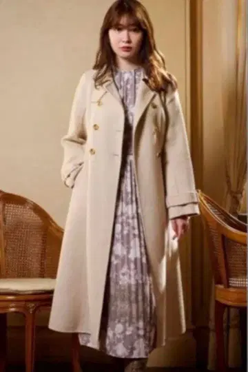 Her lip to Siena River Long Coat S