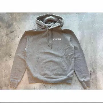 JACQUEMUS 자크 뮈스 로고 후드 맨투맨 그레이 야다 아키코