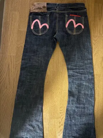 에비수 야마네 플레어 청바지