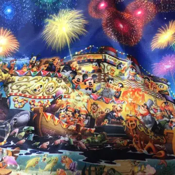 미키마우스 10주년 기념 토트백