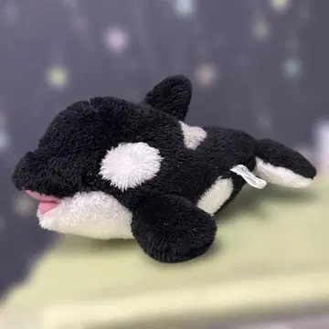 범고래와 돌고래 봉제 인형 세트