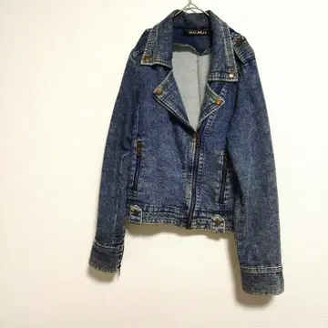 에이치 씨 엠 아이 아이 데님 점퍼 라이더 자켓