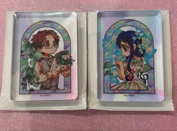 지박소년 하나코군 뮤지엄 아오이 아카네 아카네 아오이 미니 아크릴 블록