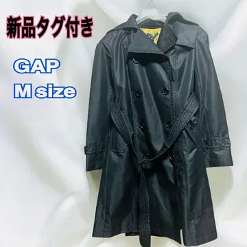 택 포함 새상품 GAP 트렌치코트 블랙 컬러 M 사이즈