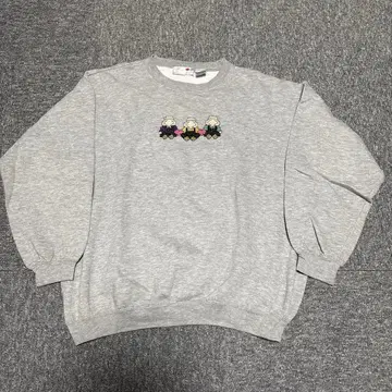 프렌치 네이비 스포트 그레이 맨투맨 M 사이즈