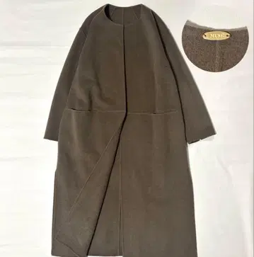 [ 새상품급 ] 두지엠 클라세 victorian 리버 롱 노카라 코트