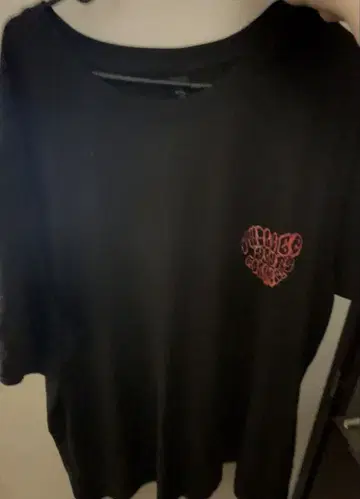 ROMWE 하트 그래픽 T셔츠 XXL