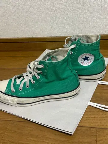 컨버스 올스타 그린 하이컷 스니커즈