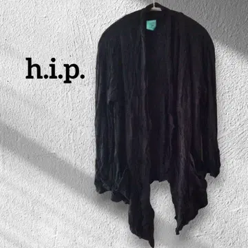 1점 한정 h.i.p. 블랙 가디건 [ S ] 상의 티셔츠 겉옷