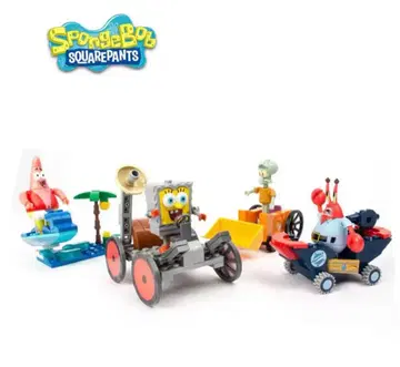 스펀지밥 탈것 포함 피규어 4개 세트