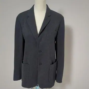 유니클로 다크 그레이 테일러드 자켓 니트