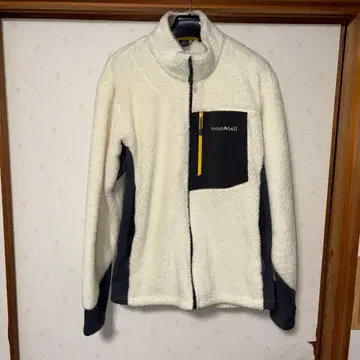 mont-bell 플리스 자켓 크림/화이트