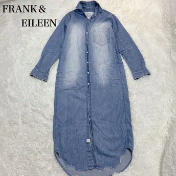 [ 새상품급 ] 프랭크&아이린 데님 셔츠 원피스 맥시 길이 XXS