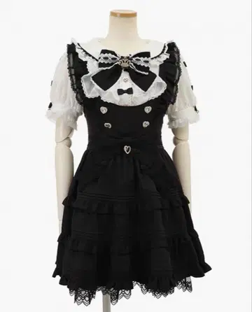 프론트 리본 U넥 민소매 원피스 리즈리사 LIZLISA