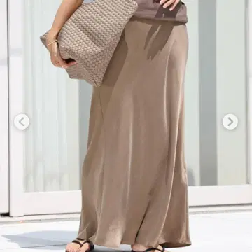 Deuxieme Classe Cu/R 맥시 스커트 카멜 FREE