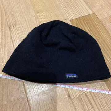 patagonia 블랙 니트 모자 ONE 사이즈