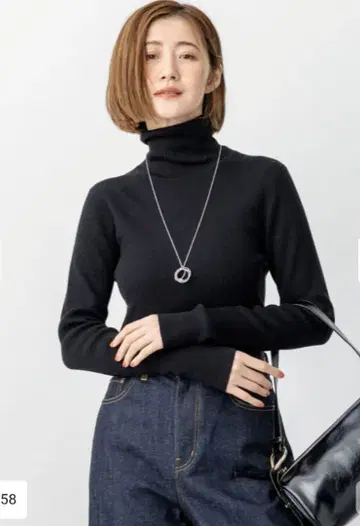 23구 우스터 울 리브 터틀 니트 3색 세트