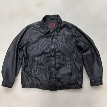 90s 올드! 고급 가죽 자켓! covington XL