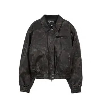 ILLIGO 가죽 자켓 블랙 S 사이즈