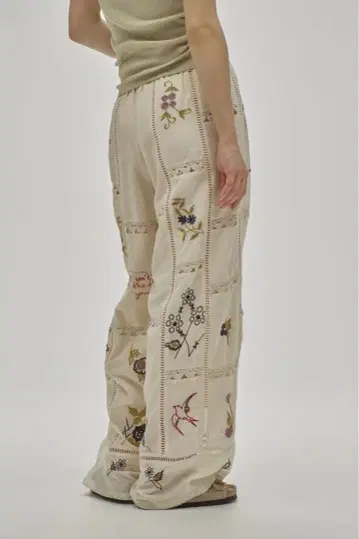 TODAYFUL Embroidery Patchwork Trousers