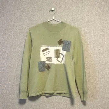 카키 그린 니트탑 ( S~M 상당 )