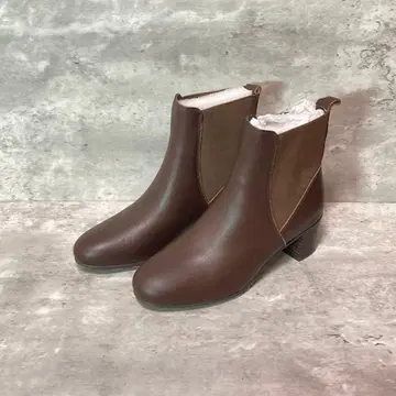 미사용급 auie-f (23.5) 사이드 고어 부츠 소가죽/