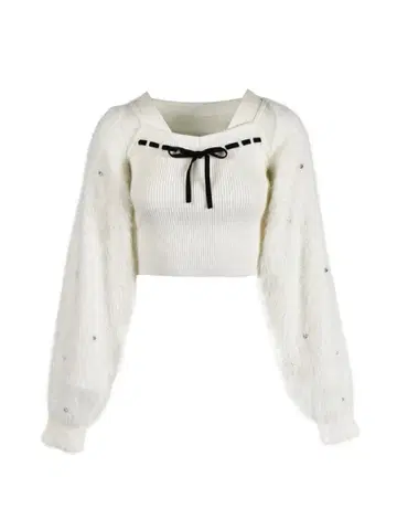 새상품급 릴리 에뮬리 evelyn 상의 가디건 화이트