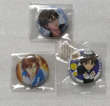 테즈카 쿠니미츠 캔뱃지 3종 신 테니스의 왕자님 테니프리