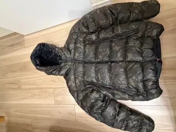 BEAMS LIGHTS 카모 패턴 리버서블 다운 자켓