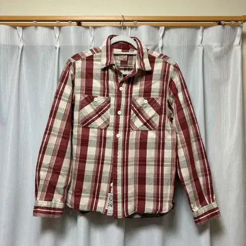 HOUSTON 플란넬 셔츠 체크 무늬