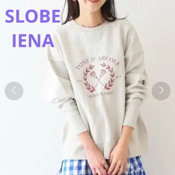 슬로브 이에나 IENA 코어 스팬 쭈리 로고 맨투맨 라크로스 36 38