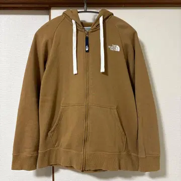 THE NORTH FACE 풀 집업 후드티 브라운 L 사이즈