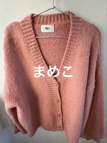 RiLi tokyo 핑크 가디건 니트