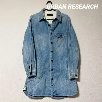 어반 리서치 셔츠 원피스 데님 겉옷 자켓 블리치