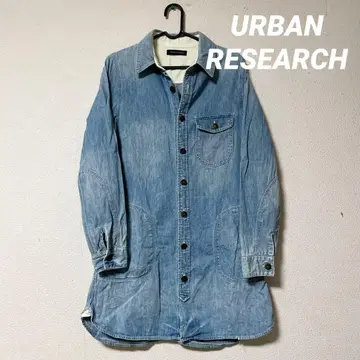 어반 리서치 셔츠 원피스 데님 겉옷 자켓 블리치