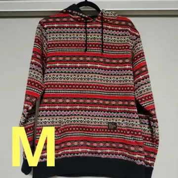 APPLEBUM 기하학 패턴 후드티