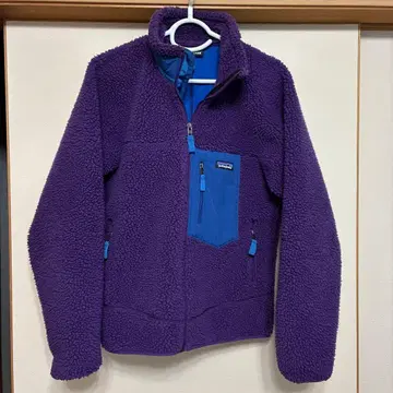 [ 단종 ] patagonia 플리스 자켓 S 보라색/파랑