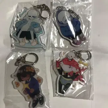 Undertale 언더테일 아크릴 키링 4종 세트