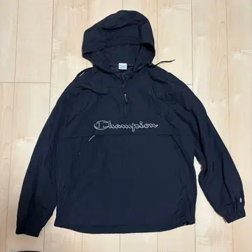 Champion 챔피온 자수 로고 아노락 후드티