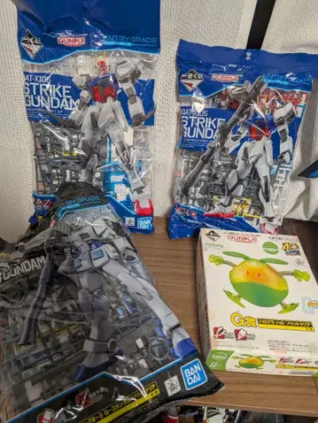 건담 프라모델 제일복권 4종 세트